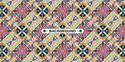 colorful background with ethnic texture vector