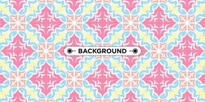 colorful background with ethnic texture vector
