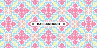 colorful background with ethnic texture vector