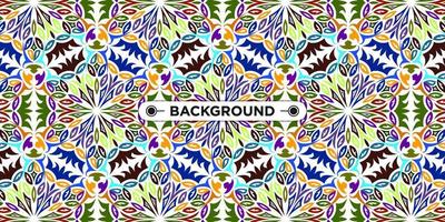 colorful background with ethnic texture vector