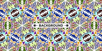 colorful background with ethnic texture vector