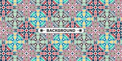 colorful background with ethnic texture vector