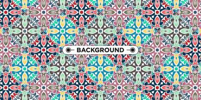 colorful background with ethnic texture vector