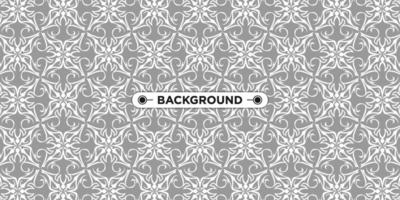 black and white background with ethnic texture vector