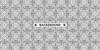 black and white background with ethnic texture vector