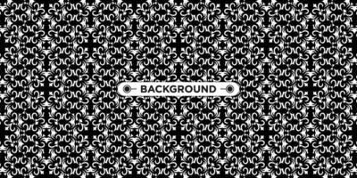black and white background with ethnic texture vector