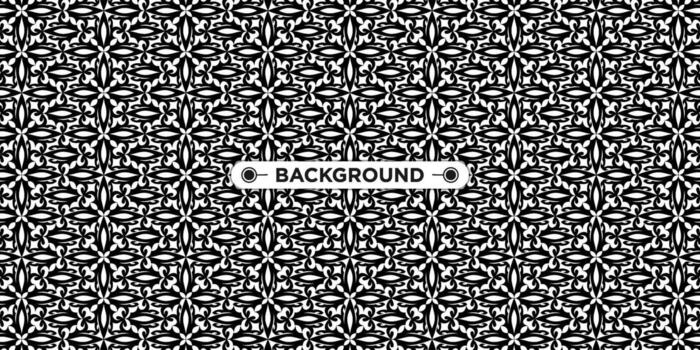 black and white background with ethnic texture vector
