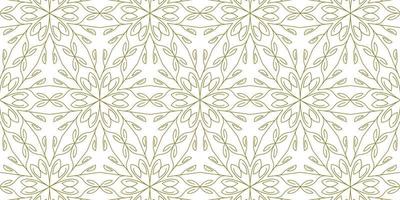 gold line pattern ethnic background vector