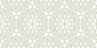 gold line pattern ethnic background vector
