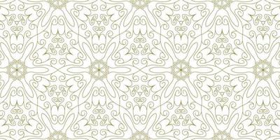 gold line pattern ethnic background vector