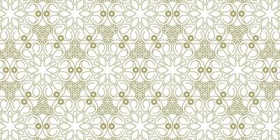 gold line pattern ethnic background vector