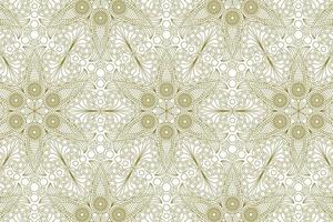 gold line pattern ethnic background vector