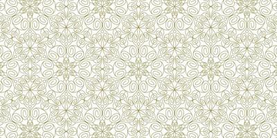 gold line pattern ethnic background vector
