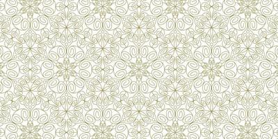 gold line pattern ethnic background vector