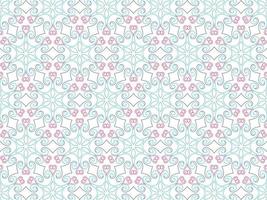 geometric ethnic line mandala background vector