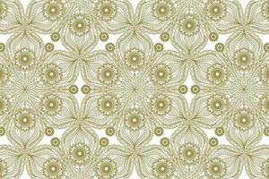 gold line pattern ethnic background vector