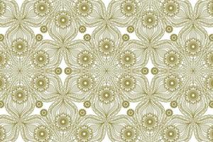 gold line pattern ethnic background vector