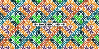 colorful background with ethnic texture vector