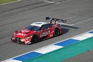 BURIRAM THAILAND OCTOBER 7 Team racing drives during the Autobacs Super GT Round7 Burirum United Super GT Race at Chang International Circuit, Super GT Race 2017 ,at Buriram, Thailand. photo