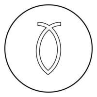 símbolo de toro icono color negro ilustración vectorial imagen simple vector