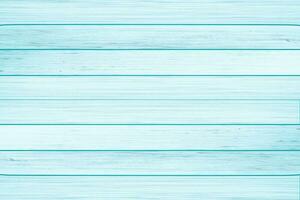 Bright light blue color wood plank texture. Vintage beach wooden background. photo