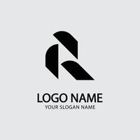 logotipo de la letra r. aplicación de vector de logotipo de icono