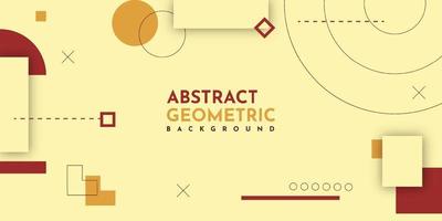 diseño de plantilla de ilustración de fondo geométrico abstracto vector