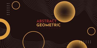 diseño de plantilla de ilustración de fondo geométrico abstracto vector