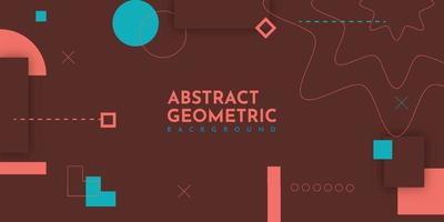 Abstract geometric background illustration template design vector