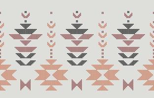 Aztec Mosaic Motif Ethnic art. vector