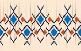 Aztec Motif Ethnic ikat art. The seamless Aztec pattern in tribal, folk embroidery, Mexican, Uzbek style. Moroccan geometric art ornament print.slubby textured design for carpet, fabric. vector