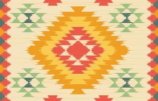 Aztec Motif Ethnic ikat art. The seamless Aztec pastel pattern in tribal, folk embroidery, Mexican, Uzbek style. Moroccan geometric art ornament print textured design for carpet, fabric. vector