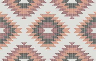 Aztec Mosaic Motif Ethnic art. vector