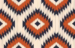 Aztec Motif Ethnic ikat art. The seamless Aztec pattern in tribal, folk embroidery, Mexican, Uzbek style. Moroccan geometric art ornament print.slubby textured design for carpet, fabric. vector