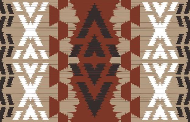 Aztec Motif Ethnic ikat art. The seamless Aztec pattern in tribal, folk embroidery, Mexican, Uzbek style. Moroccan geometric art ornament print.slubby textured design for carpet, fabric.
