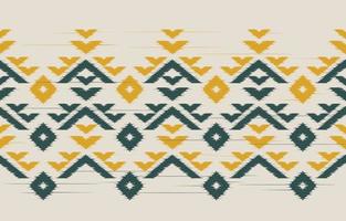 Beautiful Motif Ethnic ikat art. Seamless Moroccan pattern in tribal, folk embroidery, Mexican, Indian,Uzbek style.Aztec geometric art ornament print.slubby textured design for carpet, fabric. vector