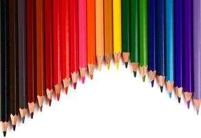 crayons coloured pencils photo