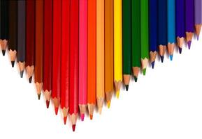 crayons coloured pencils photo