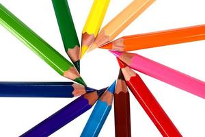 lápices de colores foto