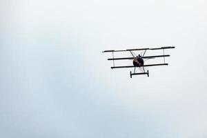 Shoreham por mar, West Sussex, Reino Unido, 2011-fokker dr1 triplane foto