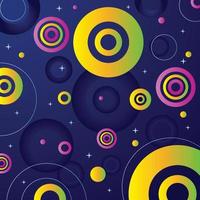 Abstract and Colorful Circle Background vector