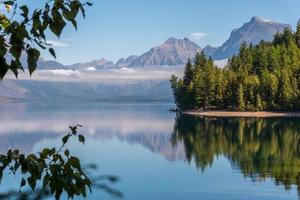 LAKE MCDONALD, MONTANA, USA, 2013. View of Lake McDonald photo