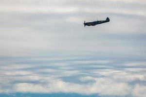 Shoreham-by-sea, Reino Unido, 2014. supermarine spitfire pr xi pl965 foto