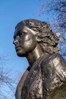 London, UK, 2015. Statue of Violette Szabo photo