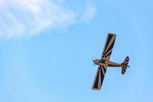 Shoreham-by-sea, Reino Unido, 2014. justyn gorman, bellanca super decatlón foto