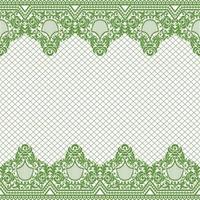 Abstract seamless lace pattern with flowers vector