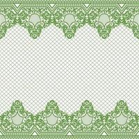 Abstract seamless lace pattern with flowers vector