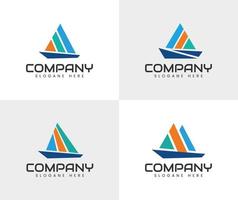 Sailing logo design vector