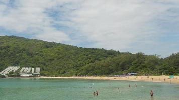 Tropical sea coast, tourism