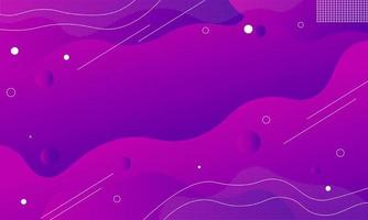 Abstract gradient purple with wavy and rounded shape. Vector illustration.